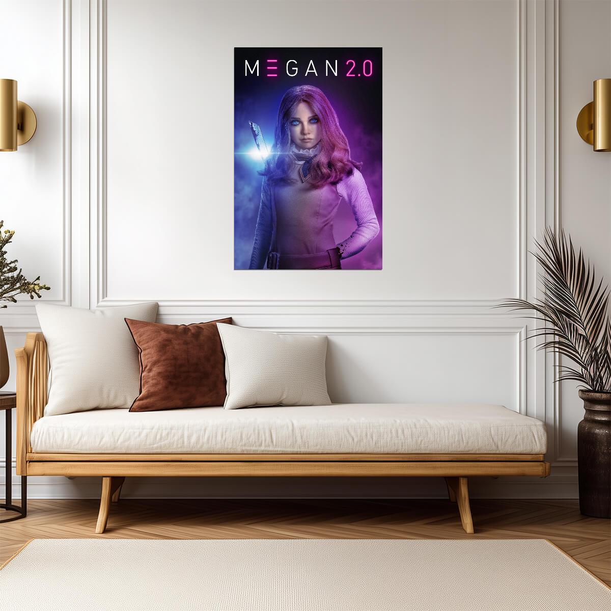 M3GAN 2.0 Movie Poster | Doll with a Blade - Movies & TV Poster