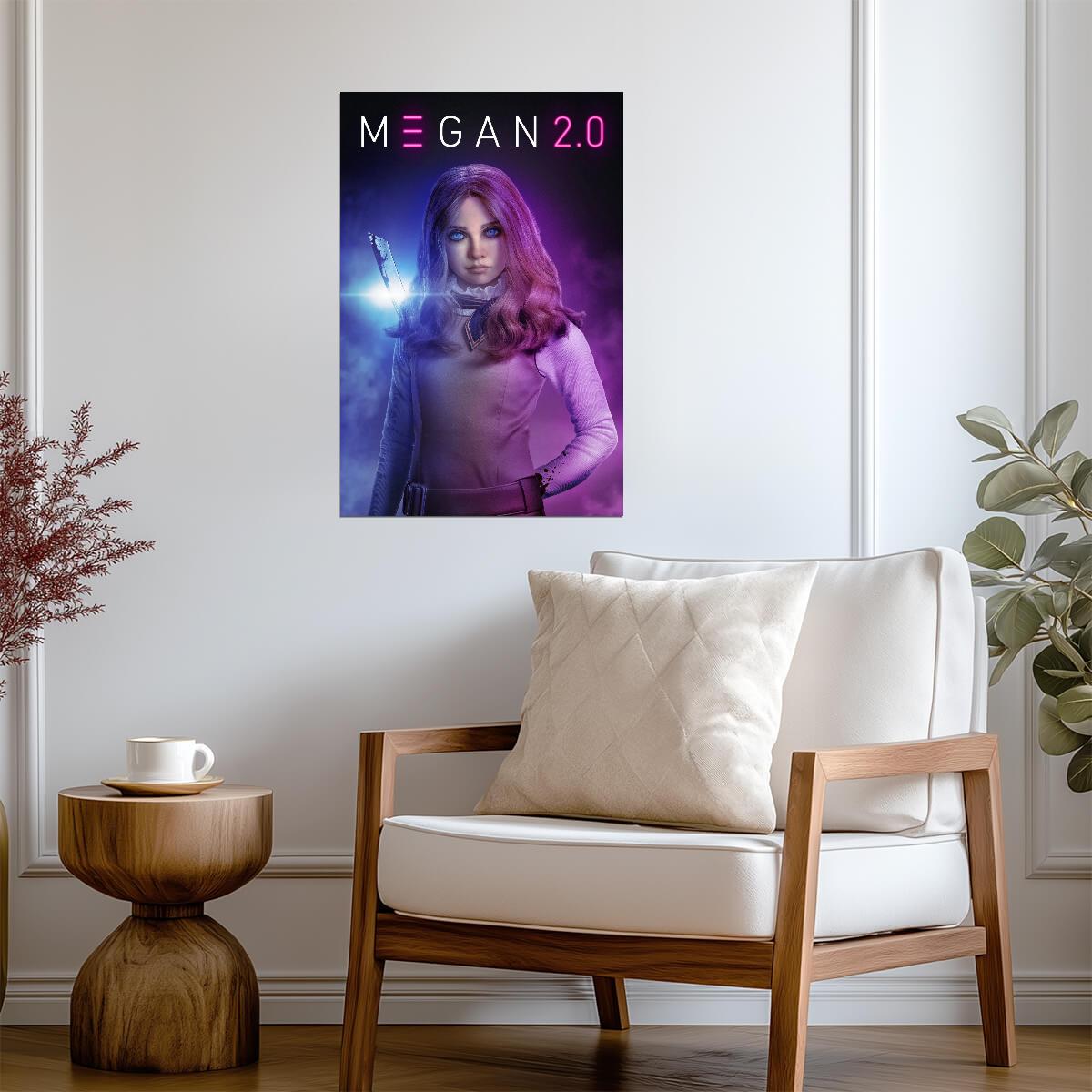 M3GAN 2.0 Movie Poster | Doll with a Blade - Movies & TV Poster