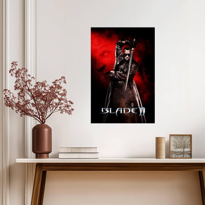 Blade II Movie Poster | Wesley Snipes with a Katana - Movies & TV Poster