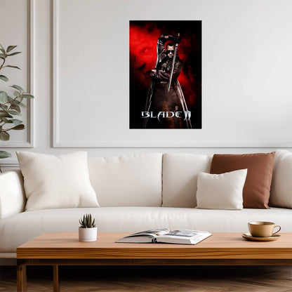 Blade II Movie Poster | Wesley Snipes with a Katana - Movies & TV Poster