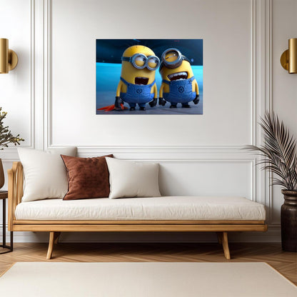Despicable Me Movie Poster | Two Laughing Minions - Movies & TV Poster