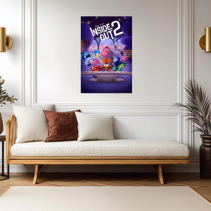 Inside Out 2 Movie Poster | Emotions at the Control Console - Movies & TV Poster