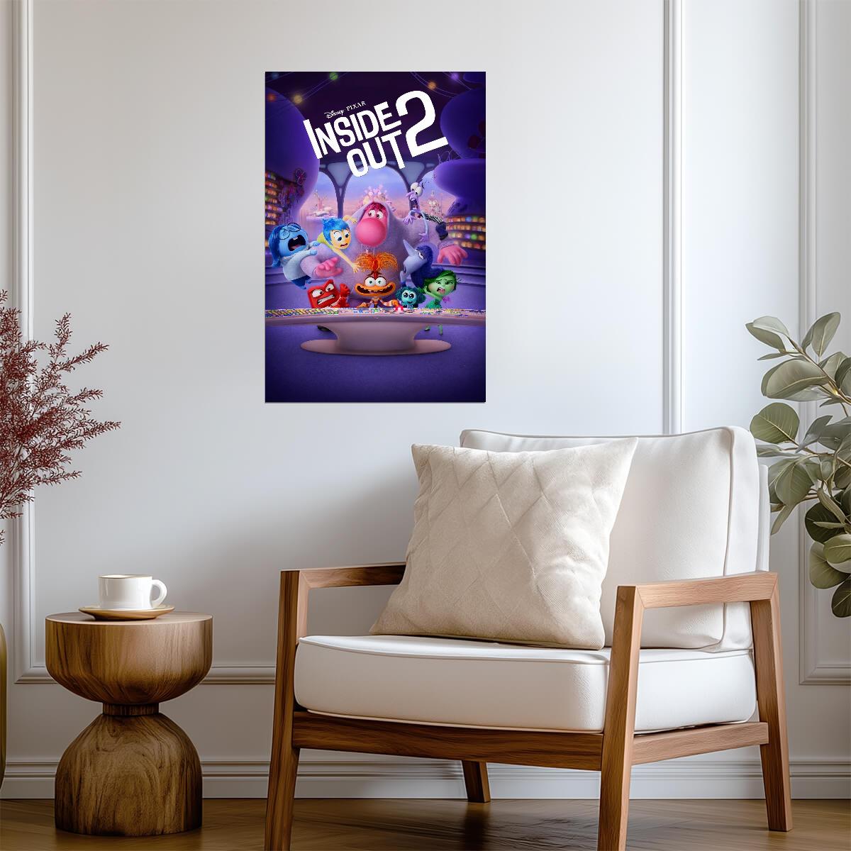 Inside Out 2 Movie Poster | Emotions at the Control Console - Movies & TV Poster
