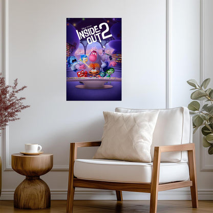 Inside Out 2 Movie Poster | Emotions at the Control Console - Movies & TV Poster