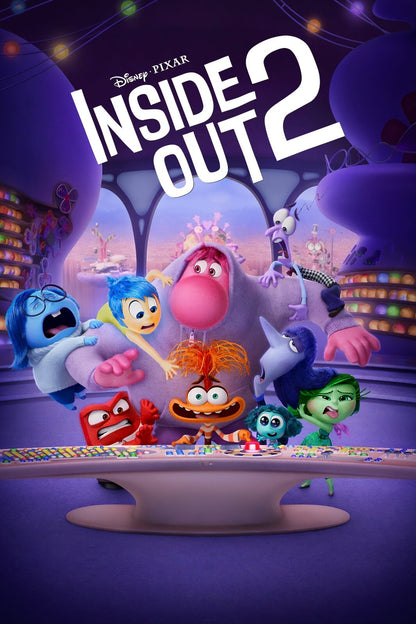 Inside Out 2 Movie Poster | Emotions at the Control Console - Movies & TV Poster