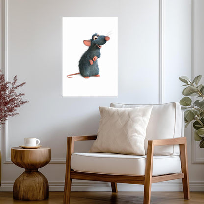 Ratatouille Movie Poster | Remy on White - Movies & TV Poster