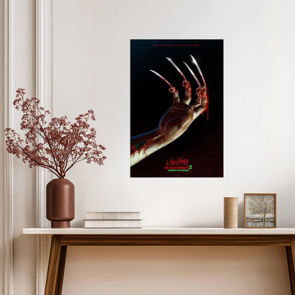 A Nightmare on Elm Street 2: Freddy's Revenge Poster | Claw Hand Print - Movies & TV Poster
