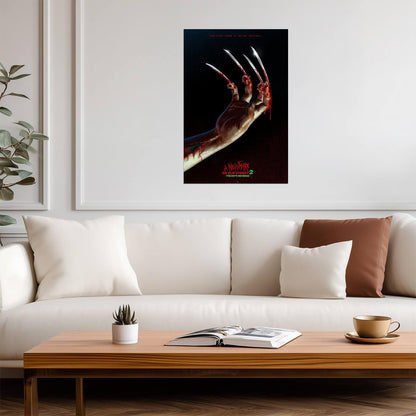 A Nightmare on Elm Street 2: Freddy's Revenge Poster | Claw Hand Print - Movies & TV Poster