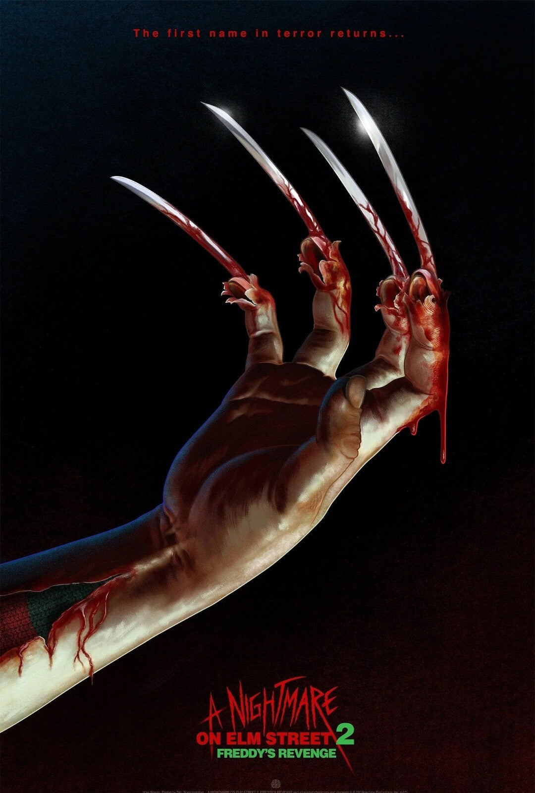 A Nightmare on Elm Street 2: Freddy's Revenge Poster | Claw Hand Print - Movies & TV Poster