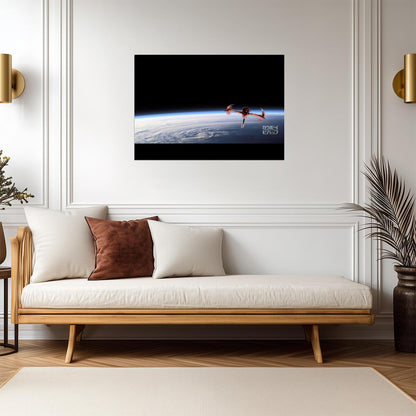 Cowboy Bebop Poster | Swordfish II Above Earth - Anime Poster