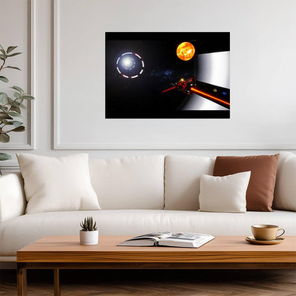 Cowboy Bebop Poster | Swordfish II Firing in Space - Anime Poster