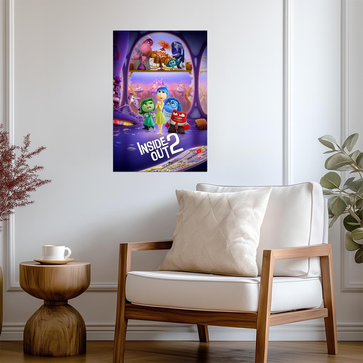 Inside Out 2 Movie Poster | Old and New Emotions at Headquarters - Movies & TV Poster