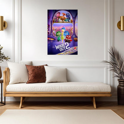 Inside Out 2 Movie Poster | Old and New Emotions at Headquarters - Movies & TV Poster