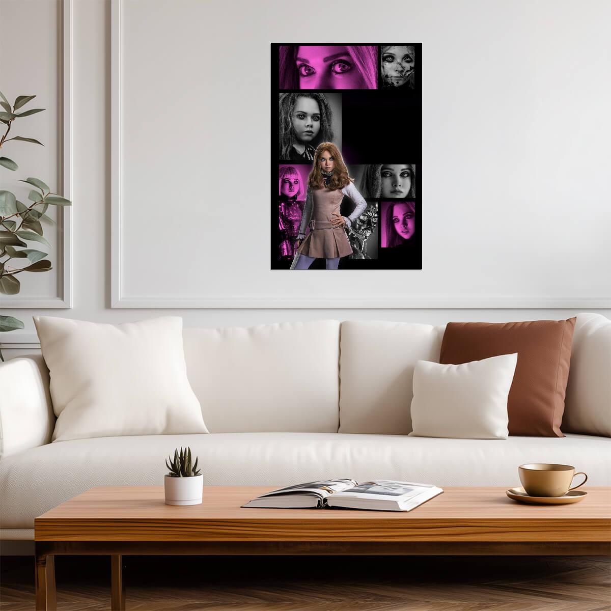 M3GAN 2.0 Movie Poster | Doll Portrait Collage - Movies & TV Poster