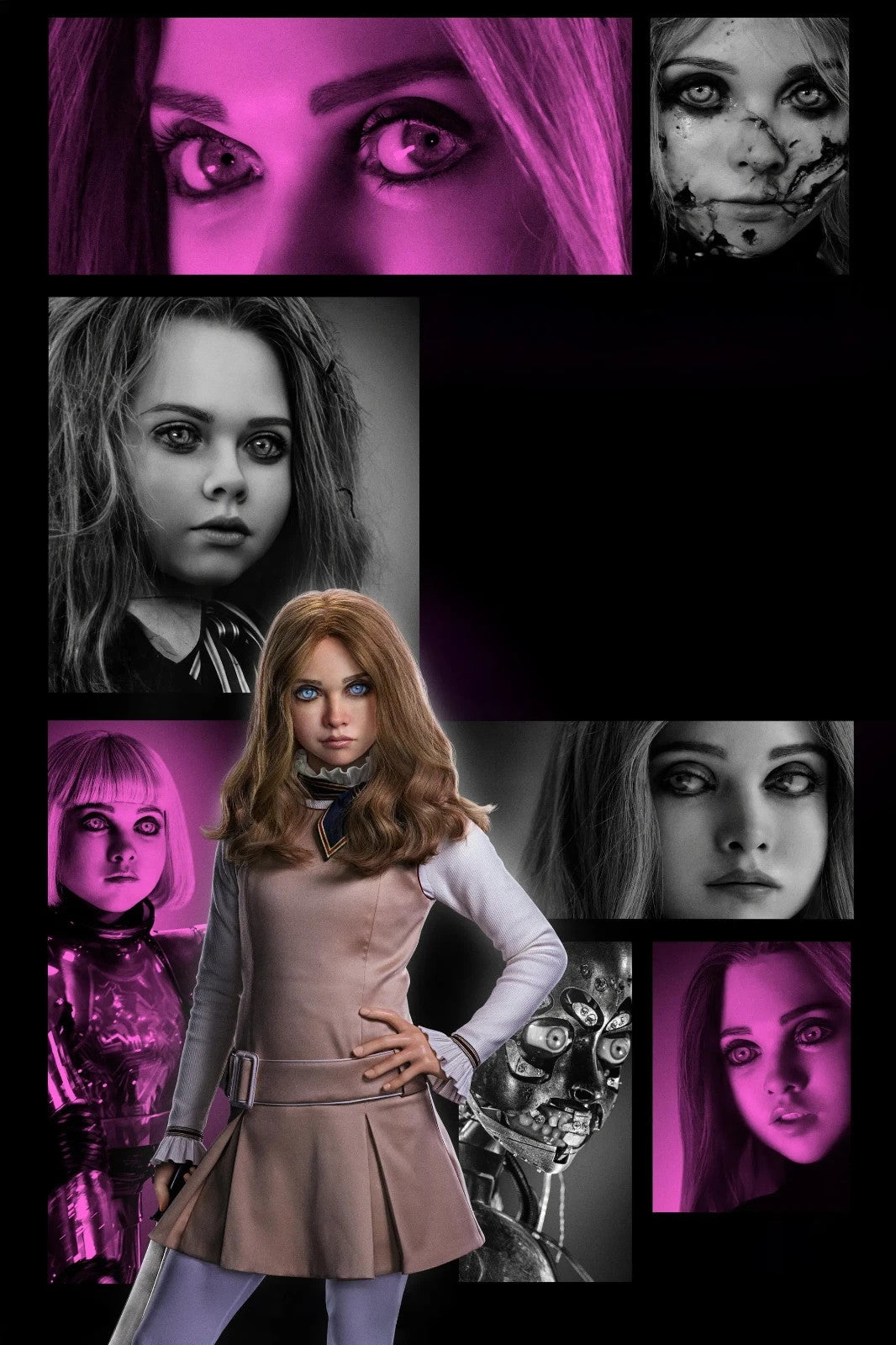 M3GAN 2.0 Movie Poster | Doll Portrait Collage - Movies & TV Poster