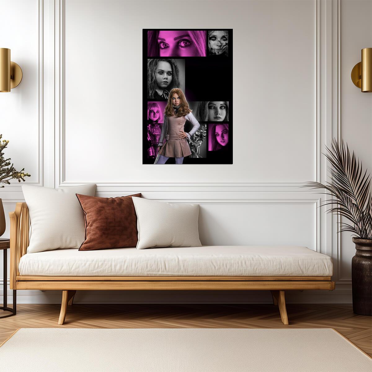 M3GAN 2.0 Movie Poster | Doll Portrait Collage - Movies & TV Poster