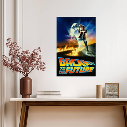 Back to the Future Movie Poster | Marty McFly Checking His Watch - Movies & TV Poster