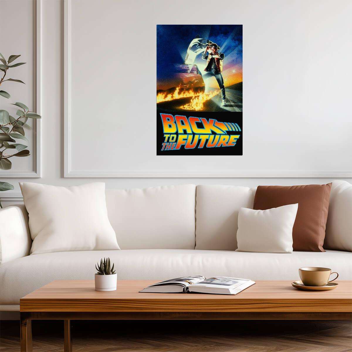 Back to the Future Movie Poster | Marty McFly Checking His Watch - Movies & TV Poster