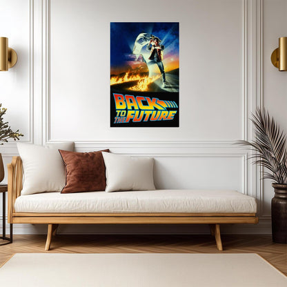 Back to the Future Movie Poster | Marty McFly Checking His Watch - Movies & TV Poster