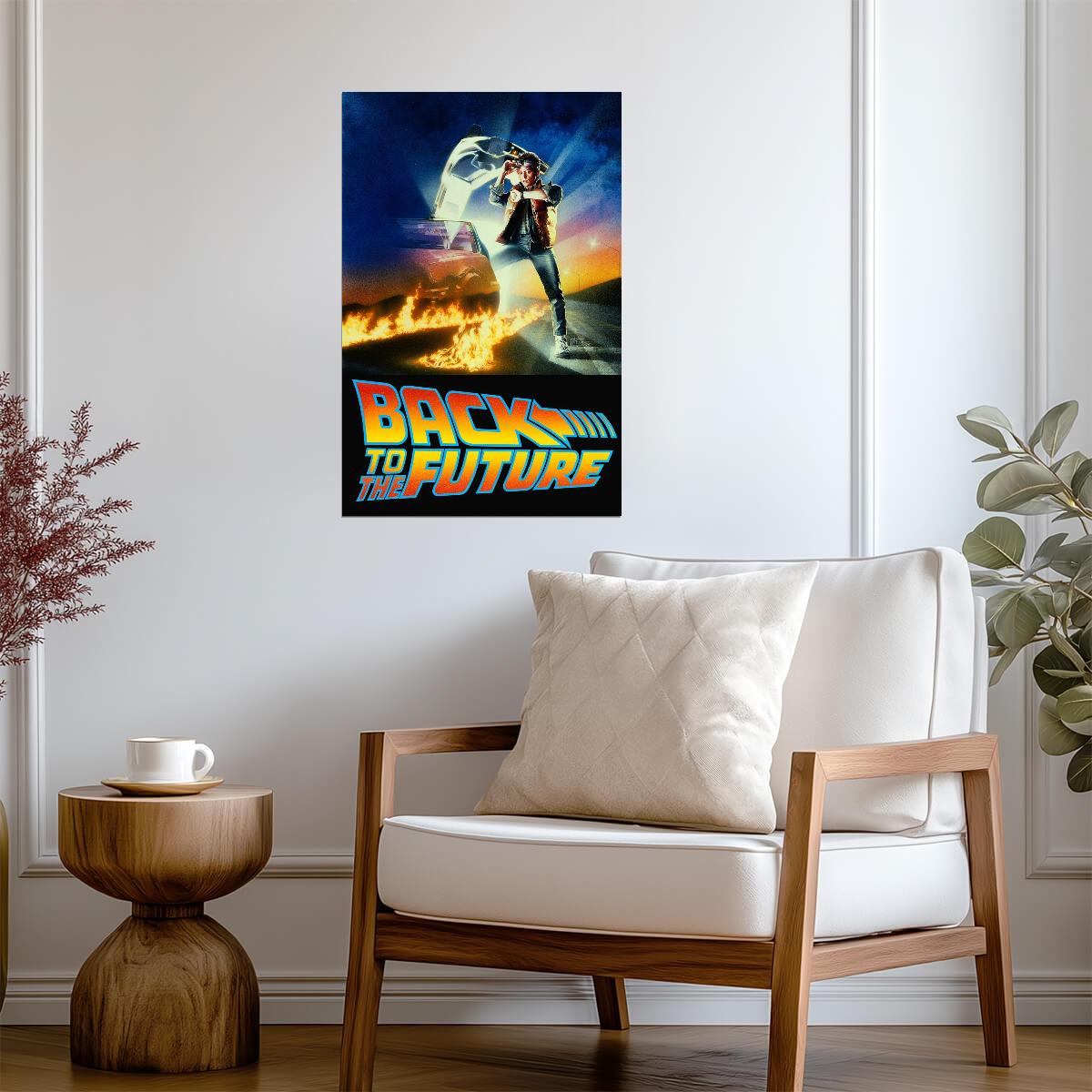 Back to the Future Movie Poster | Marty McFly Checking His Watch - Movies & TV Poster