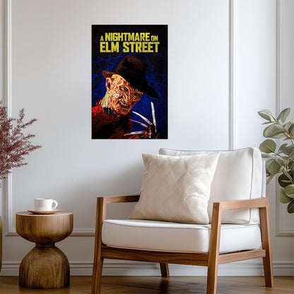 A Nightmare on Elm Street Poster | Freddy Krueger Claw Portrait - Movies & TV Poster
