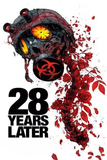 28 Years Later Poster | Eye and Skull Horror Collage Print - Movies & TV Poster