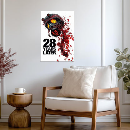 28 Years Later Poster | Eye and Skull Horror Collage Print - Movies & TV Poster