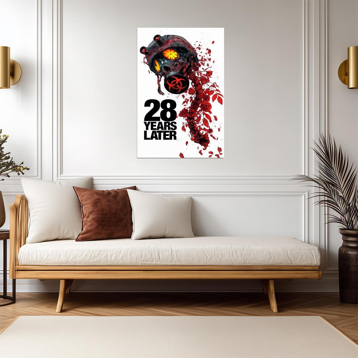 28 Years Later Poster | Eye and Skull Horror Collage Print - Movies & TV Poster