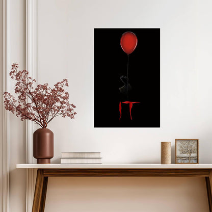IT 2017 Movie Poster | Red Balloon and Reaching Hand - Movies & TV Poster