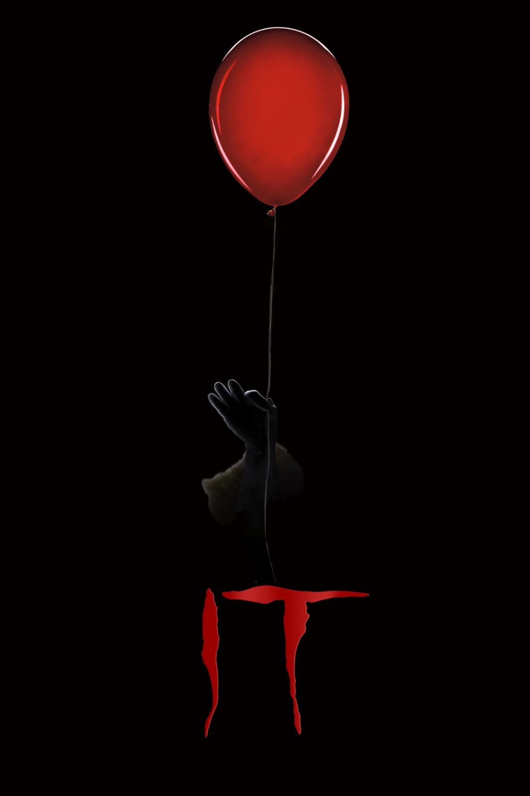 IT 2017 Movie Poster | Red Balloon and Reaching Hand - Movies & TV Poster