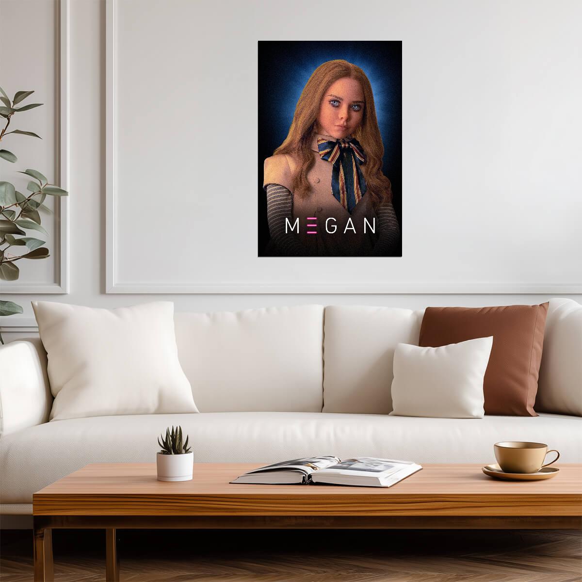 M3GAN 2022 Movie Poster | Illustrated Doll Portrait - Movies & TV Poster