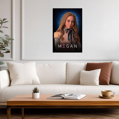 M3GAN 2022 Movie Poster | Illustrated Doll Portrait - Movies & TV Poster