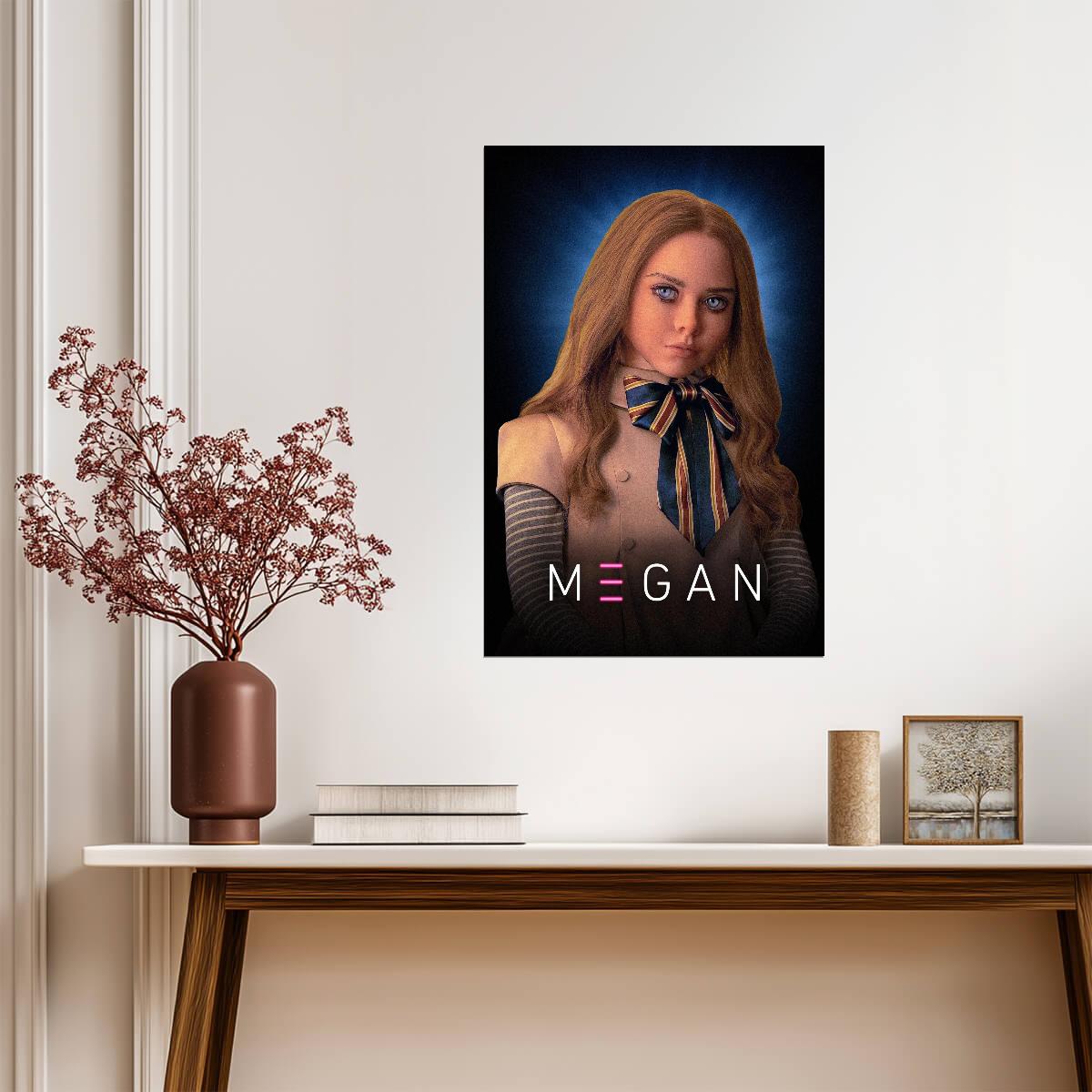 M3GAN 2022 Movie Poster | Illustrated Doll Portrait - Movies & TV Poster