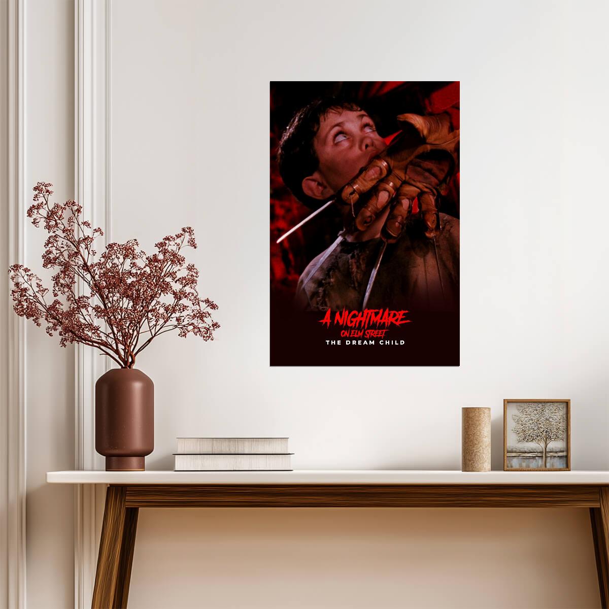 A Nightmare on Elm Street 5: The Dream Child Poster | Claw Glove Scene - Movies & TV Poster