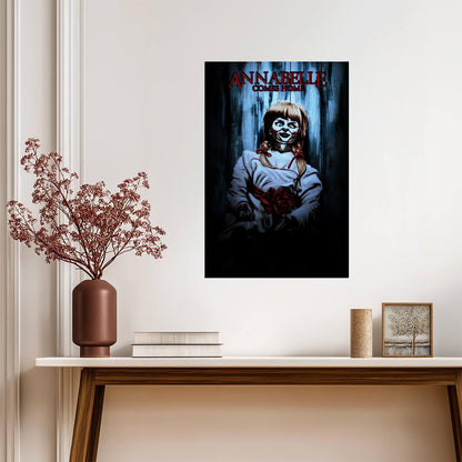 Annabelle Comes Home Movie Poster | Illustrated Doll Portrait - Movies & TV Poster