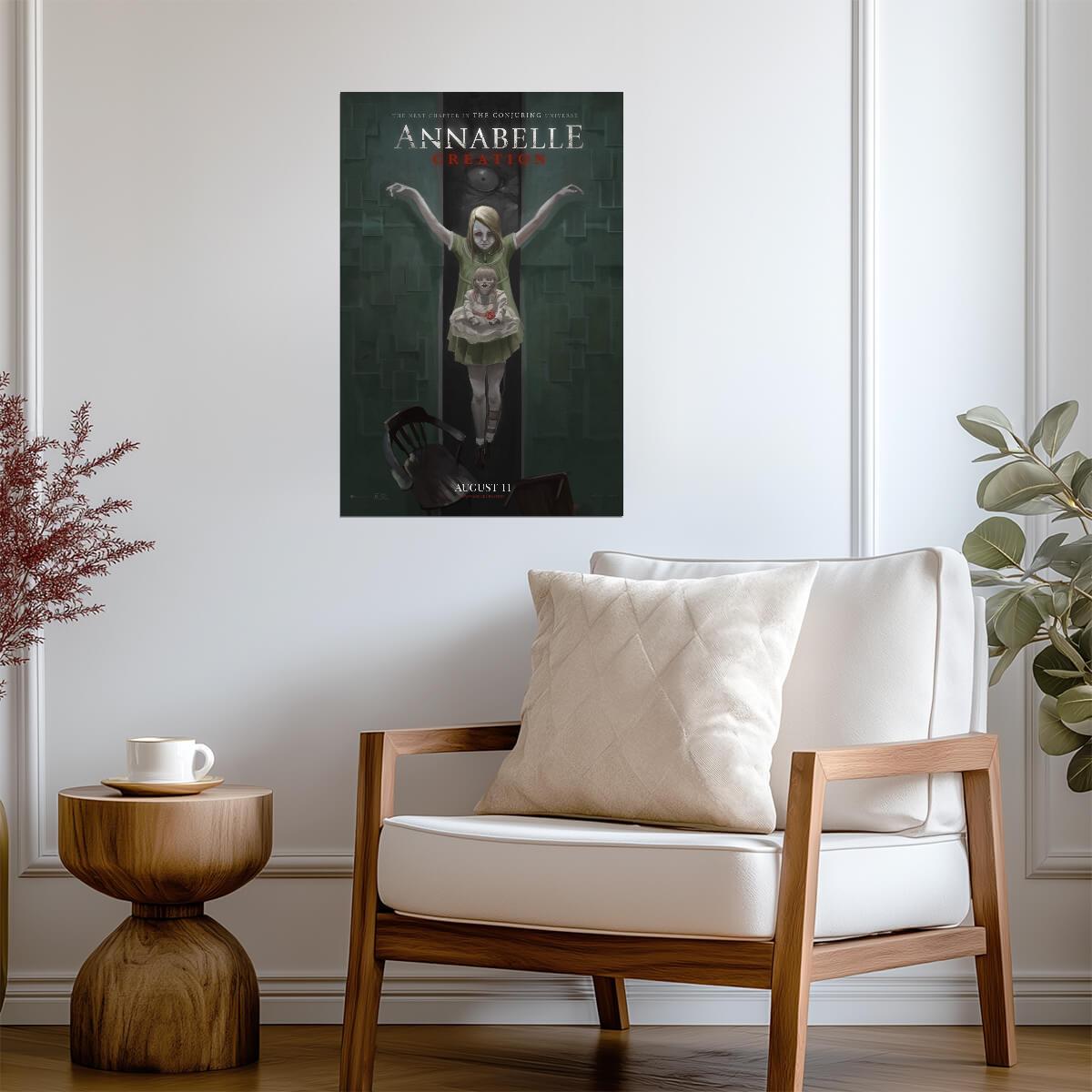 Annabelle Creation Movie Poster | Staircase Horror Print - Movies & TV Poster