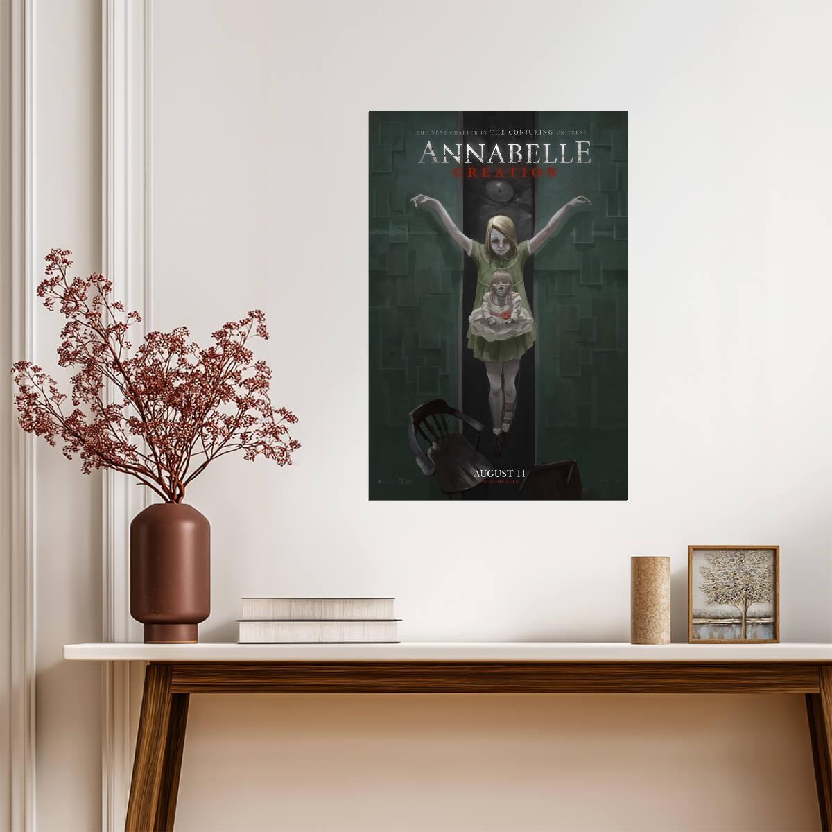 Annabelle Creation Movie Poster | Staircase Horror Print - Movies & TV Poster