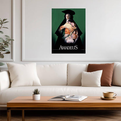 Amadeus 1984 Movie Poster | Mozart and Salieri | Cast Collage - Movies & TV Poster