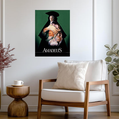 Amadeus 1984 Movie Poster | Mozart and Salieri | Cast Collage - Movies & TV Poster