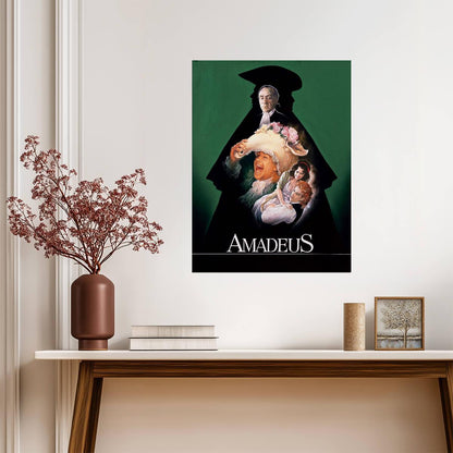 Amadeus 1984 Movie Poster | Mozart and Salieri | Cast Collage - Movies & TV Poster