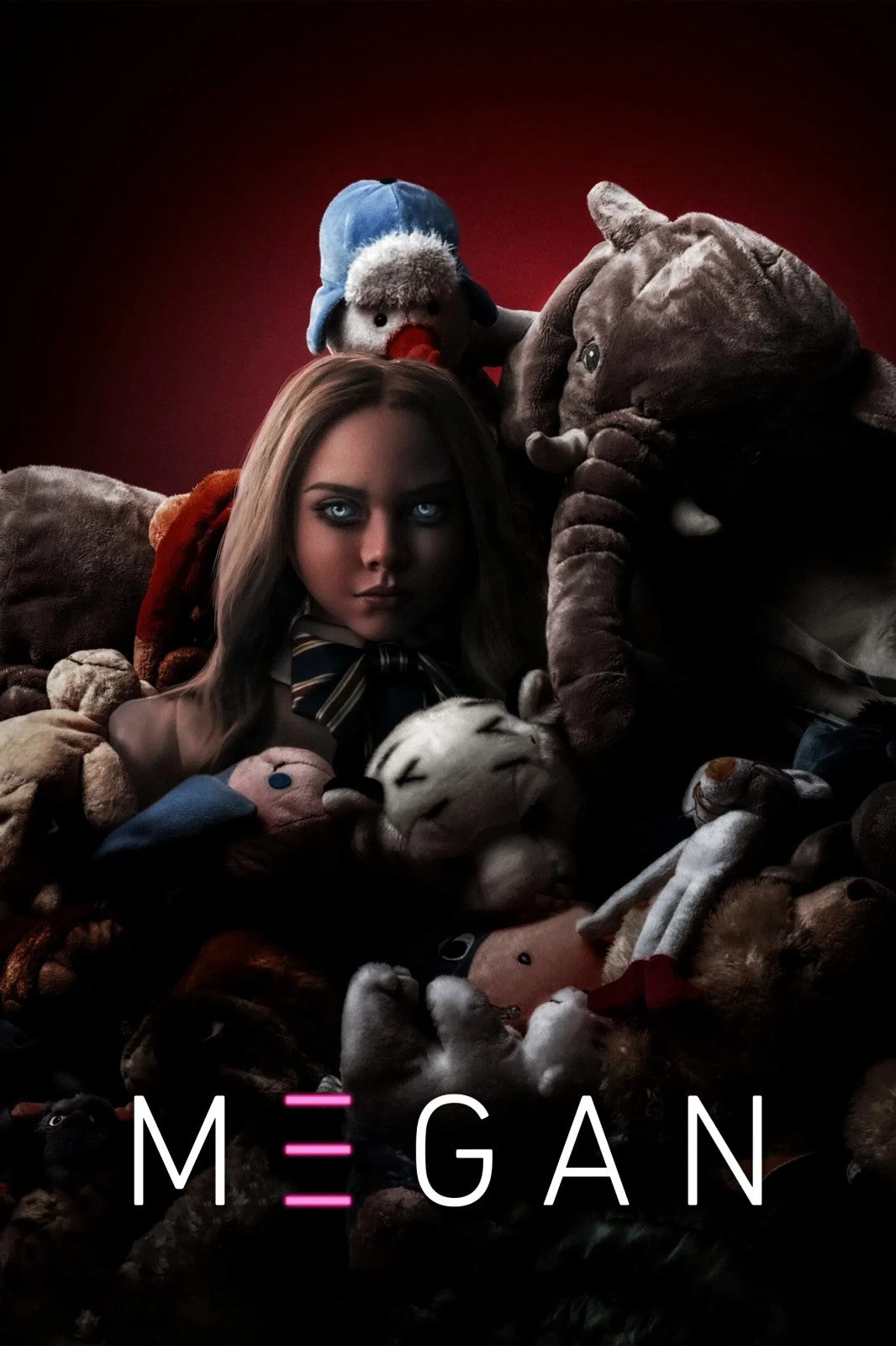 M3GAN 2022 Movie Poster | Doll Among Stuffed Animals - Movies & TV Poster
