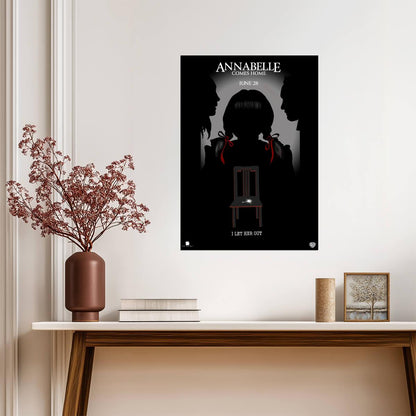 Annabelle Comes Home Movie Poster | Three Girls Silhouette Print - Movies & TV Poster