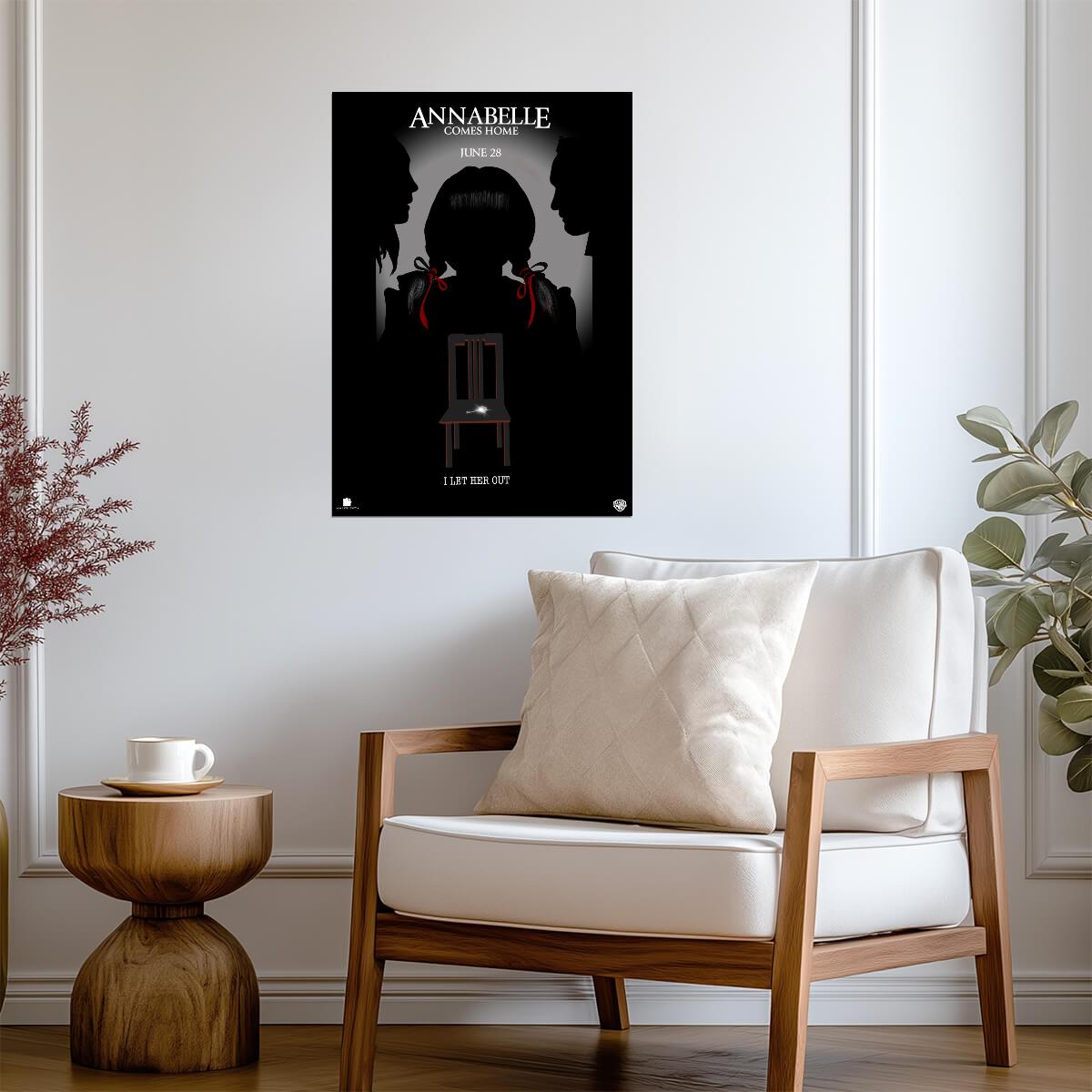 Annabelle Comes Home Movie Poster | Three Girls Silhouette Print - Movies & TV Poster