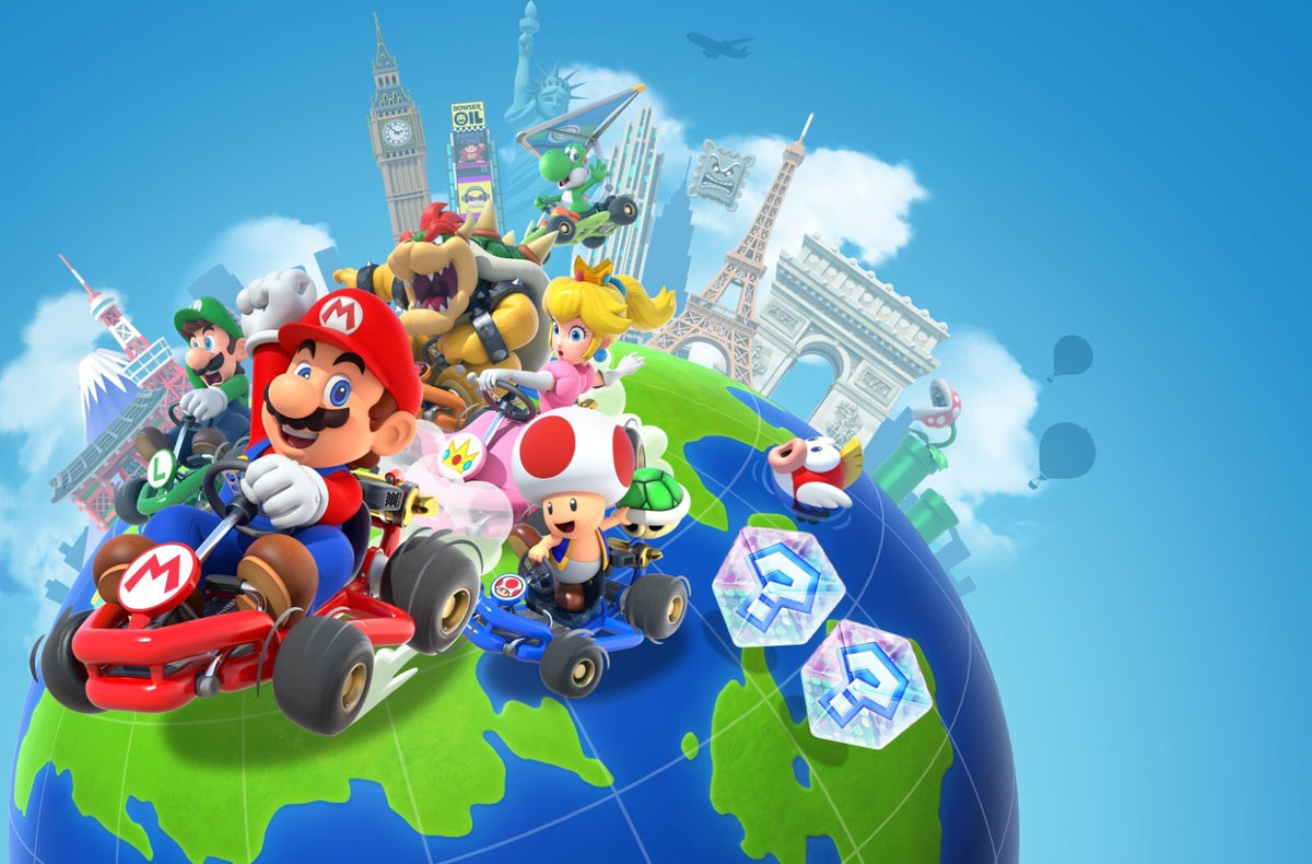 Mario Kart Tour Poster | Racers Around the World - Video Games Poster