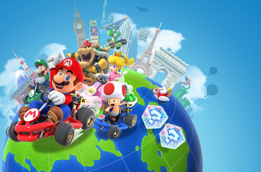 Mario Kart Tour Poster | Racers Around the World - Video Games Poster