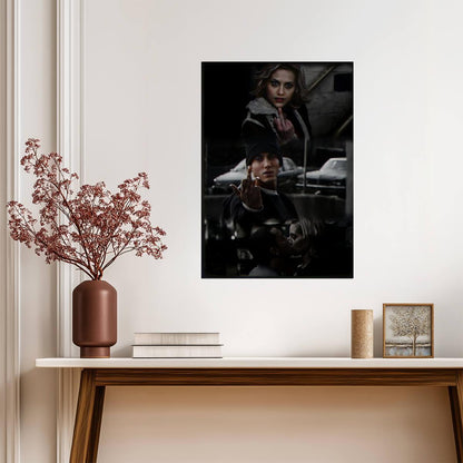 8 Mile Poster | Eminem and Brittany Murphy Photo Collage - Movies & TV Poster
