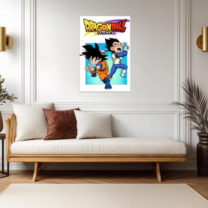 Dragon Ball Daima Poster | Goku Mini and Vegeta Mini - Anime Poster