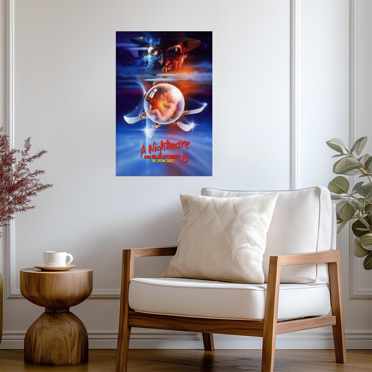 A Nightmare on Elm Street 5: The Dream Child Poster | Crystal Ball Art - Movies & TV Poster