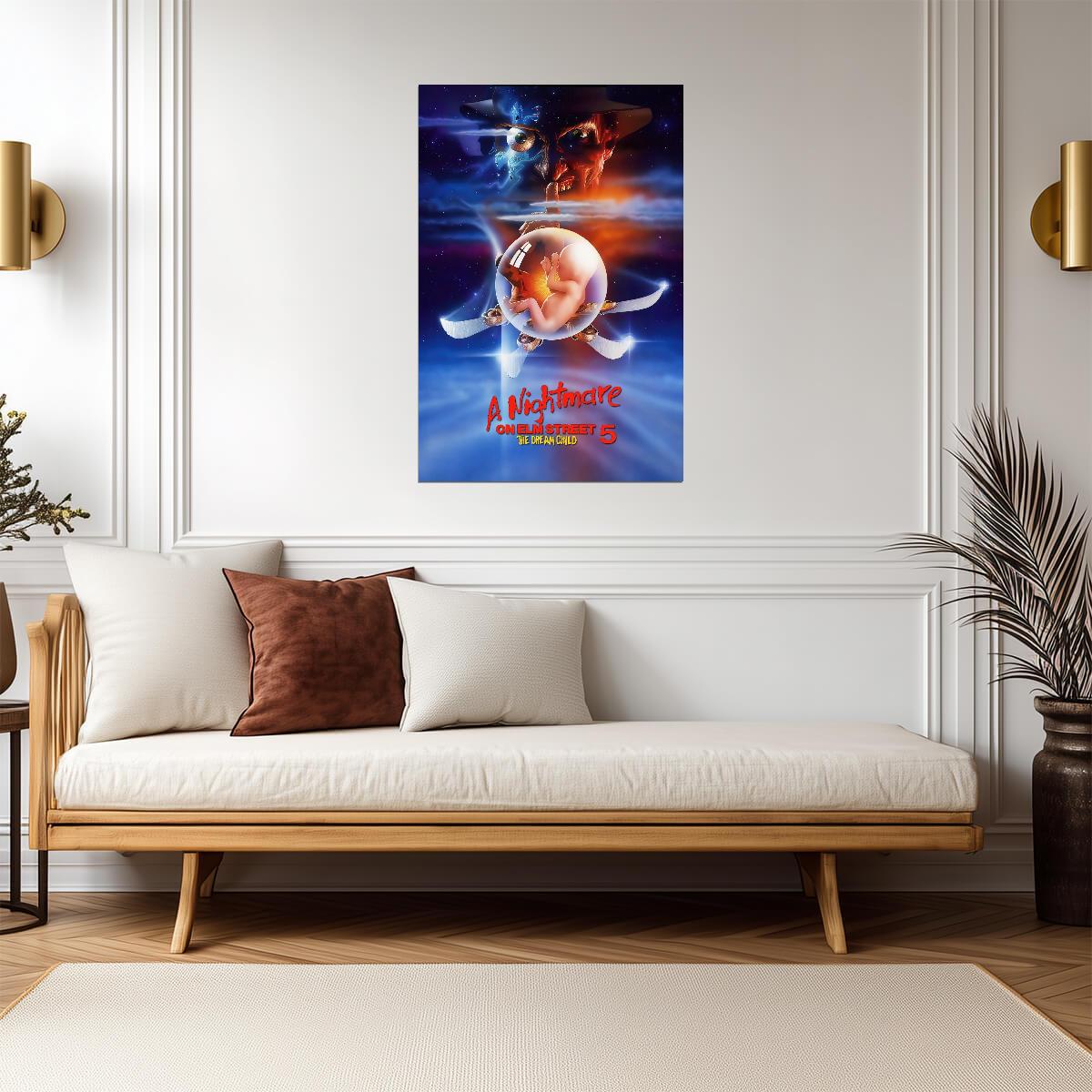 A Nightmare on Elm Street 5: The Dream Child Poster | Crystal Ball Art - Movies & TV Poster