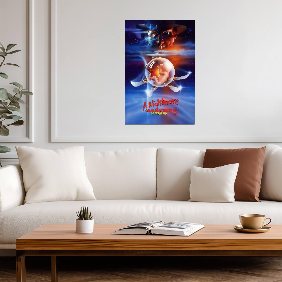 A Nightmare on Elm Street 5: The Dream Child Poster | Crystal Ball Art - Movies & TV Poster